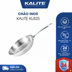🛡️ Chảo inox KALITE KL825 – Không bong tróc, dùng bền nhiều năm