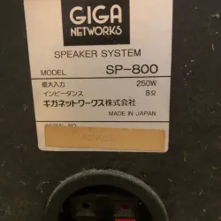Loa Giga Networks SP-800 công suất 250W màu đen Nhật Bản 1009780