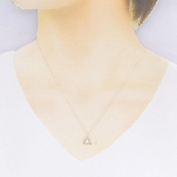 K18YG Hoa Kim Cương Dây Chuyền 0.14CT - Hàng hiệu Chính hãng 861538