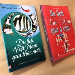 Lô sách Trần Đình Ba: Du lịch Việt Nam qua thác nước và Du lịch Việt Nam qua ô chữ