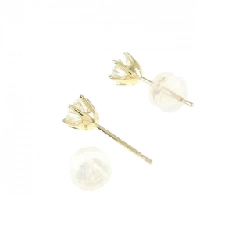 Bông tai kim cương K18YG 0.307CT 0.304CT F SI1 Tốt - Hàng hiệu Chính hãng 875396