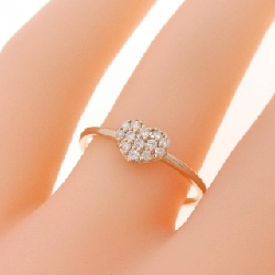 Nhẫn kim cương K10PG hình trái tim 668852