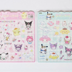 Set 02 tờ miếng dán Sticker Sweet Sanrio nhãn dán nhân vật hoạt hình Kawaii Sanrio (SS 02)