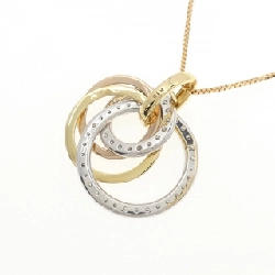 K18YG/PT900/K18PG Dây chuyền kim cương 0.41CT - Hàng hiệu Authentic 862256