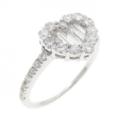 Nhẫn kim cương hình trái tim K18WG 1.00CT