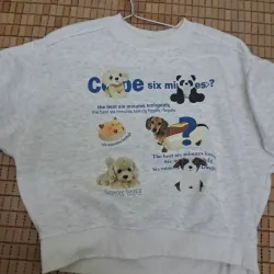 Áo ngắn tay mùa hè nữ form boxy, của brand xu min min, size l, còn mới