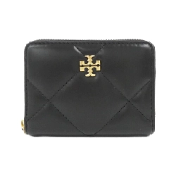 【Sản phẩm mới】Tory Burch KIRA DIAMOND QUILT SMALL ZIP AROUND WALL 159791 Ví đựng tiền xu