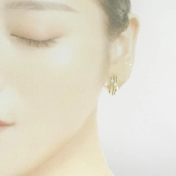 K18YG/PT900 Bông tai/Khuyên tai kim cương 0.30CT - Hàng hiệu Chính hãng 869984