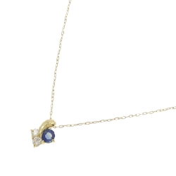K18YG Sapphire Necklace 0.33CT - Hàng hiệu Authentic 863251