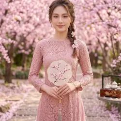 Váy áo dài cách tân đáng yêu, thanh lịch  755810