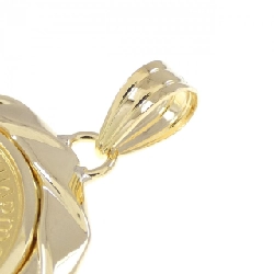 K18YG(枠) Đồng xu mặt dây chuyền - Hàng hiệu Authentic 867119