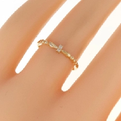 Nhẫn kim cương K18YG 0.02CT 672388