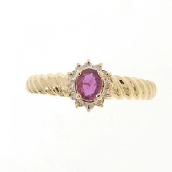 Nhẫn Ruby K18YG - Hàng hiệu Chính hãng 853454