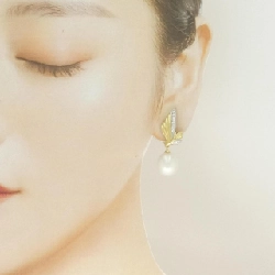 K18YG/PT900 Ngọc trai trắng 11.6mm - Hàng hiệu Chính hãng 868745