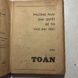 Phương pháp giải đề thi đại học Môn Toán 738873