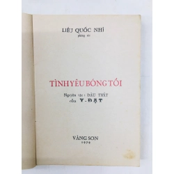 Tình yêu bóng tối - Liêu Quốc Nhĩ ( phóng tác ) 128762