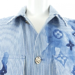 Áo khoác denim LOUIS VUITTON Striped Monogram Workwear HLS05WBX7 - Hàng hiệu Authentic 888712