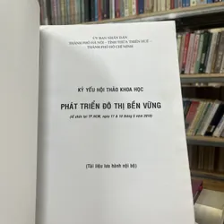 KỶ YẾU HỘI THẢO KHOA HỌC PHÁT TRIỂN ĐÔ THỊ BỀN VỮNG 596504
