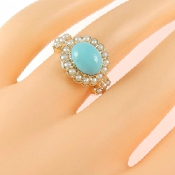 Nhẫn Turquoise K10YG 2.18CT - Hàng hiệu Chính hãng 850501