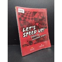 [Phiên Chợ Sách Cũ] Let's Speed up! English for Automobile Industry sách bìa sau sách giấy màu kèm CD 2303