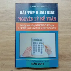 Sách Bài Tập Và Bài Giải Nguyên Lý Kế Toán (2010-2011)