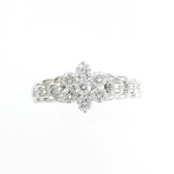 Nhẫn kim cương hoa K18WG 0.50CT - Hàng hiệu Authentic 846496