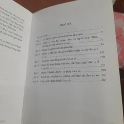 QUẢN LÝ HÀNH CHÁNH NHÀ NƯỚC 600996