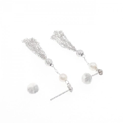 K18WG Bông tai ngọc trai Akoya 3.9mm - Hàng hiệu Chính hãng 868360