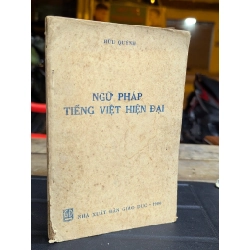 NGỮ PHÁP TIẾNG VIỆT HIỆN ĐẠI - HỮU QUỲNH