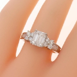 Nhẫn kim cương PT900 1.091CT E VS1 cắt hình thoi - Hàng hiệu Authentic 879389