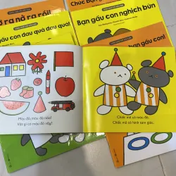Bộ sách 10 cuốn : cùng chơi với gấu con 0-3 tuổi rất hữu dụng - EHON NHẬT BẢN  1027480
