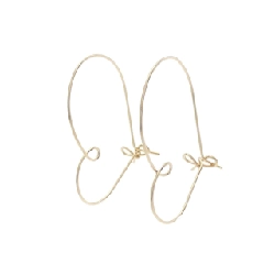 K10PG Bông tai hình trái tim - Hàng hiệu Chính hãng