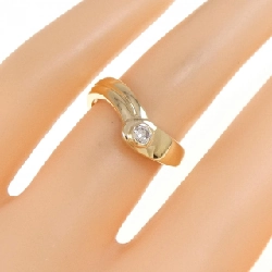 Nhẫn kim cương K18YG 0.10CT 670009