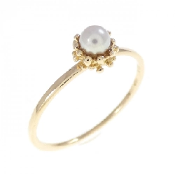 Nhẫn ngọc trai Akoya K18YG 3.3mm - Hàng hiệu Chính hãng