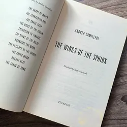 The Wings of the Sphinx - Andrea Camilleri (preloved book) 722907