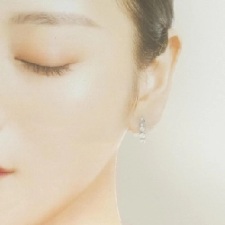 K18WG Bông tai kim cương 0.62CT - Hàng hiệu Chính hãng 868147