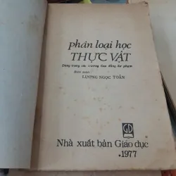 PHÂN LOẠI HỌC THỰC VẬT - LƯƠNG NGỌC TOẢN 1042758