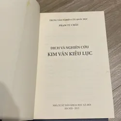 DỊCH VÀ NGHIÊN CỨU KIM VÂN KIỀU LỤC 699289