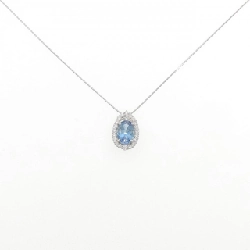 Dây chuyền Aquamarine PT900/PT850 1.30CT - Hàng hiệu Chính hãng