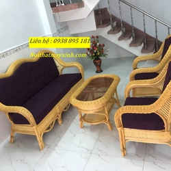 Sofa mây tự nhiên phòng khách bảo hành 12 tháng 365795