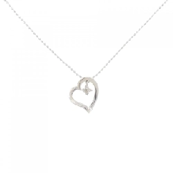 K10WG Dây chuyền kim cương hình trái tim 0.03CT - Hàng hiệu Chính hãng