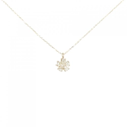 K10YG Hoa Kim Cương Dây Chuyền 0.15CT - Hàng hiệu Chính hãng