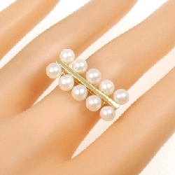 Nhẫn ngọc trai Akoya K18YG - Hàng hiệu Authentic 851605