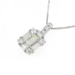 Dây chuyền kim cương PT900/PT850 0.55CT - Hàng hiệu Chính hãng 858008