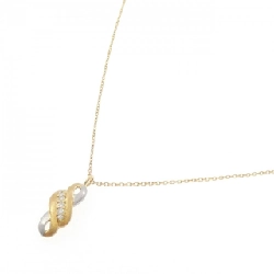 K18YG/PT850 Dây chuyền kim cương 0.05CT - Hàng hiệu Chính hãng 856399