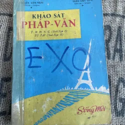 Khảo sát Pháp văn - sách in trước 75, gần 200 trang 