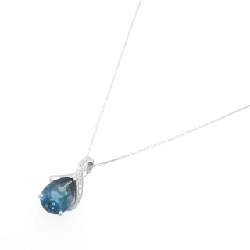 K18WG Blue Topaz Necklace - Hàng hiệu Authentic 856267