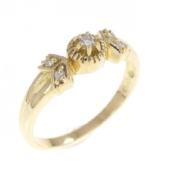 Nhẫn kim cương K18YG 0.03CT - Hàng hiệu Chính hãng