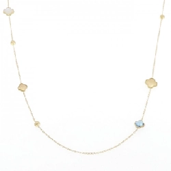 Dây chuyền Mẹ ngọc trai 750YG - Hàng hiệu Chính hãng