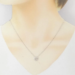 K18WG Bướm Kim Cương Dây Chuyền 0.01CT - Hàng hiệu Chính hãng 856617